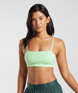 Αθλητικο Σουτιεν Gymshark Bandeau γυναικεια πρασινο | GR_XC3476