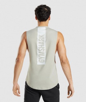 αμανικα μπλουζακια Gymshark Bold Drop Arm ανδρικα γκρι | GR_ZI1950