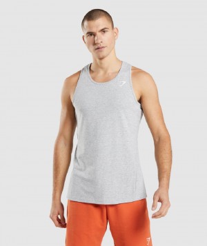αμανικα μπλουζακια Gymshark Critical 2.0 ανδρικα ανοιχτο γκρι | GR_EP3746