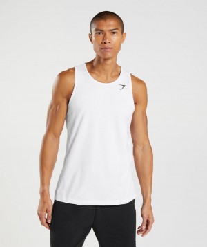 αμανικα μπλουζακια Gymshark Critical ανδρικα ασπρα | GR_TC4568