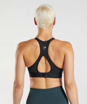Αθλητικο Σουτιεν Gymshark Cut Out Back High Support γυναικεια μαυρα | GR_TG8005
