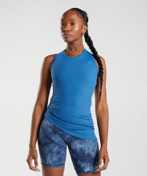αμανικα μπλουζακια Gymshark Elevate Asymmetric γυναικεια μπλε | GR_R5395