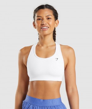 Αθλητικο Σουτιεν Gymshark Essential Racer Back γυναικεια ασπρα | GR_ED5820