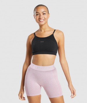Αθλητικο Σουτιεν Gymshark Flex Strappy γυναικεια μαυρα γκρι | GR_QX4826