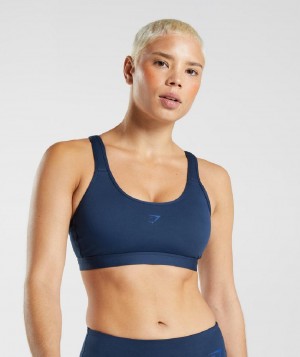 Αθλητικο Σουτιεν Gymshark Fraction γυναικεια σκουρο μπλε | GR_MI4851