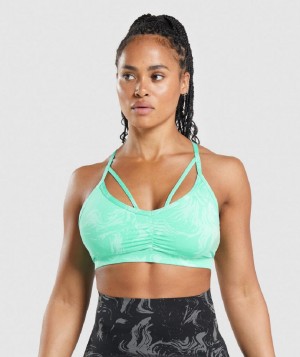 Αθλητικο Σουτιεν Gymshark Gs Power γυναικεια ανοιχτο τυρκουάζ | GR_BO5317