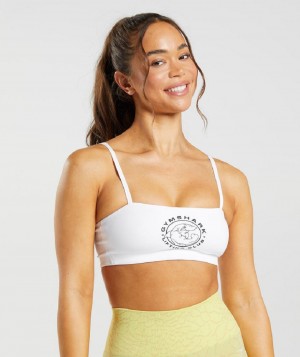 Αθλητικο Σουτιεν Gymshark Legacy Bra γυναικεια ασπρα | GR_TG3077
