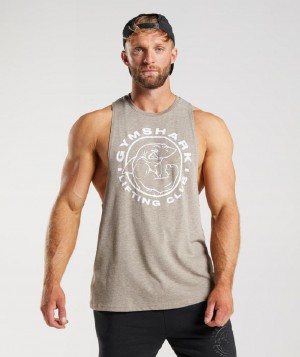 αμανικα μπλουζακια Gymshark Legacy Drop Arm ανδρικα γκρι | GR_QX2993