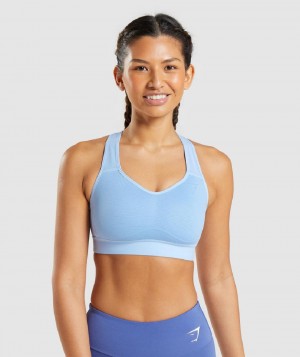 Αθλητικο Σουτιεν Gymshark Lightweight High Support γυναικεια μπλε | GR_YJ3984