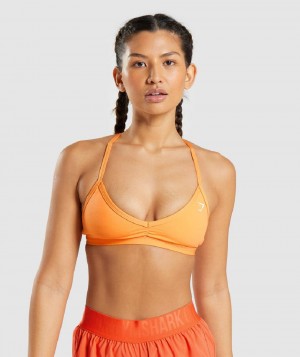 Αθλητικο Σουτιεν Gymshark Minimal γυναικεια βερίκοκο πορτοκαλι | GR_UV9167