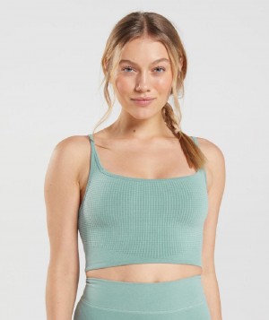 Αθλητικο Σουτιεν Gymshark Pause Seamless Bralette γυναικεια μπλε | GR_EC2189