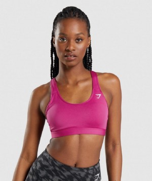 Αθλητικο Σουτιεν Gymshark Scoop Neck γυναικεια ροζ | GR_YQ1657