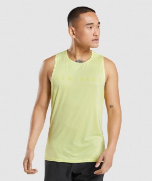 αμανικα μπλουζακια Gymshark Sport Stripe ανδρικα πρασινο | GR_N6970