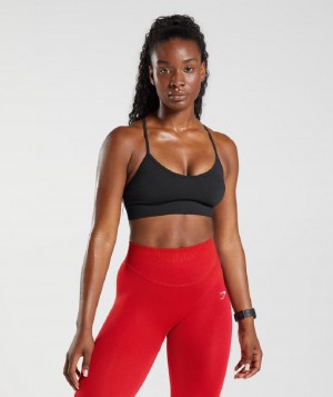 Αθλητικο Σουτιεν Gymshark Sweat Seamless γυναικεια μαυρα | GR_TA9001