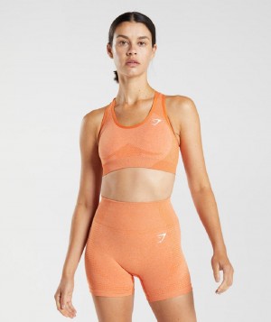 Αθλητικο Σουτιεν Gymshark Vital Seamless 2.0 γυναικεια βερίκοκο πορτοκαλι | GR_O4690