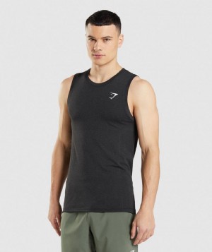 αμανικα μπλουζακια Gymshark Vital Seamless Light ανδρικα μαυρα | GR_BO8598