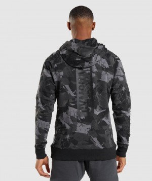 Φουτερ με Κουκουλα Gymshark Bold ανδρικα γκρι | GR_N7212