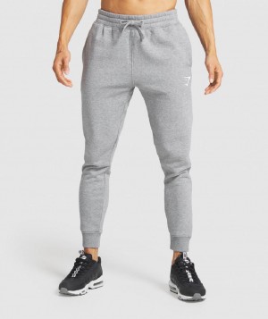 παντελονι jogger Gymshark Crest ανδρικα γκρι | GR_AZ7043