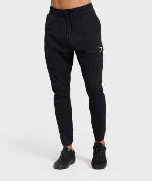 παντελονι jogger Gymshark Critical Zip ανδρικα μαυρα | GR_TC8059