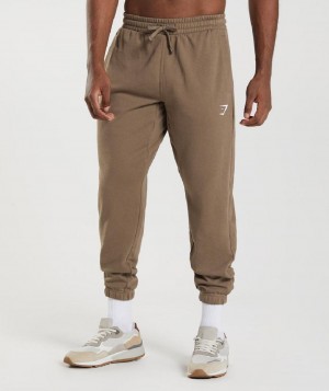 παντελονι jogger Gymshark Essential Oversized ανδρικα καφε | GR_KO5894