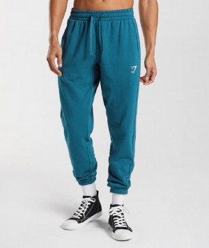 παντελονι jogger Gymshark Essential Oversized ανδρικα μπλε | GR_TG8927