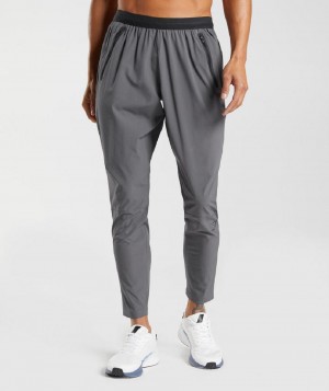 παντελονι jogger Gymshark Hybrid Woven ανδρικα γκρι | GR_QX6732