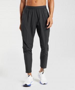 παντελονι jogger Gymshark Hybrid Woven ανδρικα μαυρα | GR_TH2310