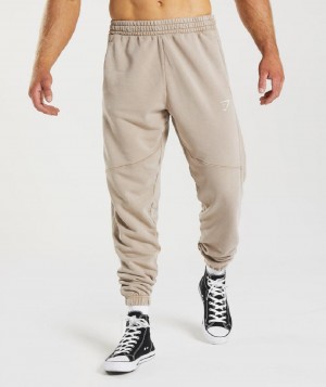 παντελονι jogger Gymshark Power Washed ανδρικα καφε | GR_BO8300