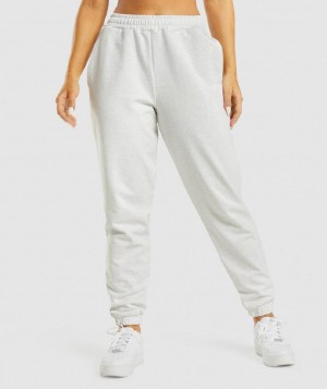 παντελονι jogger Gymshark Rest Day Sweats γυναικεια ασπρα | GR_EG4046