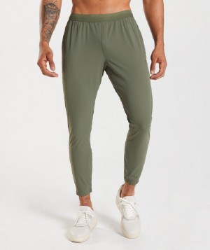 παντελονι jogger Gymshark Studio ανδρικα Ελιά | GR_CR7856