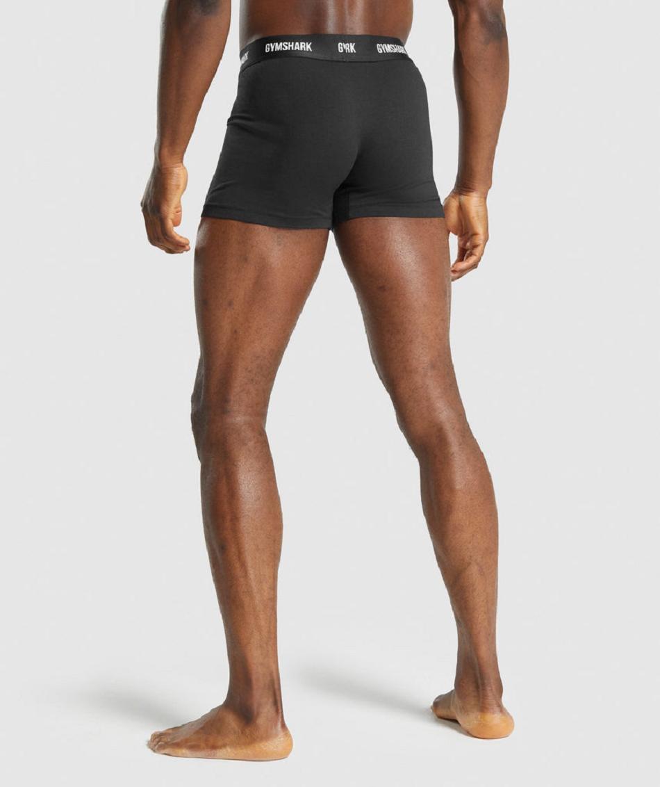 Boxer Gymshark Boxers 2pk ανδρικα μαυρα | GR_IM7320