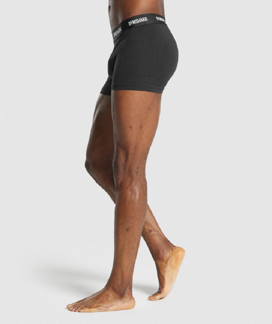 Boxer Gymshark Boxers 2pk ανδρικα μαυρα | GR_IM7320