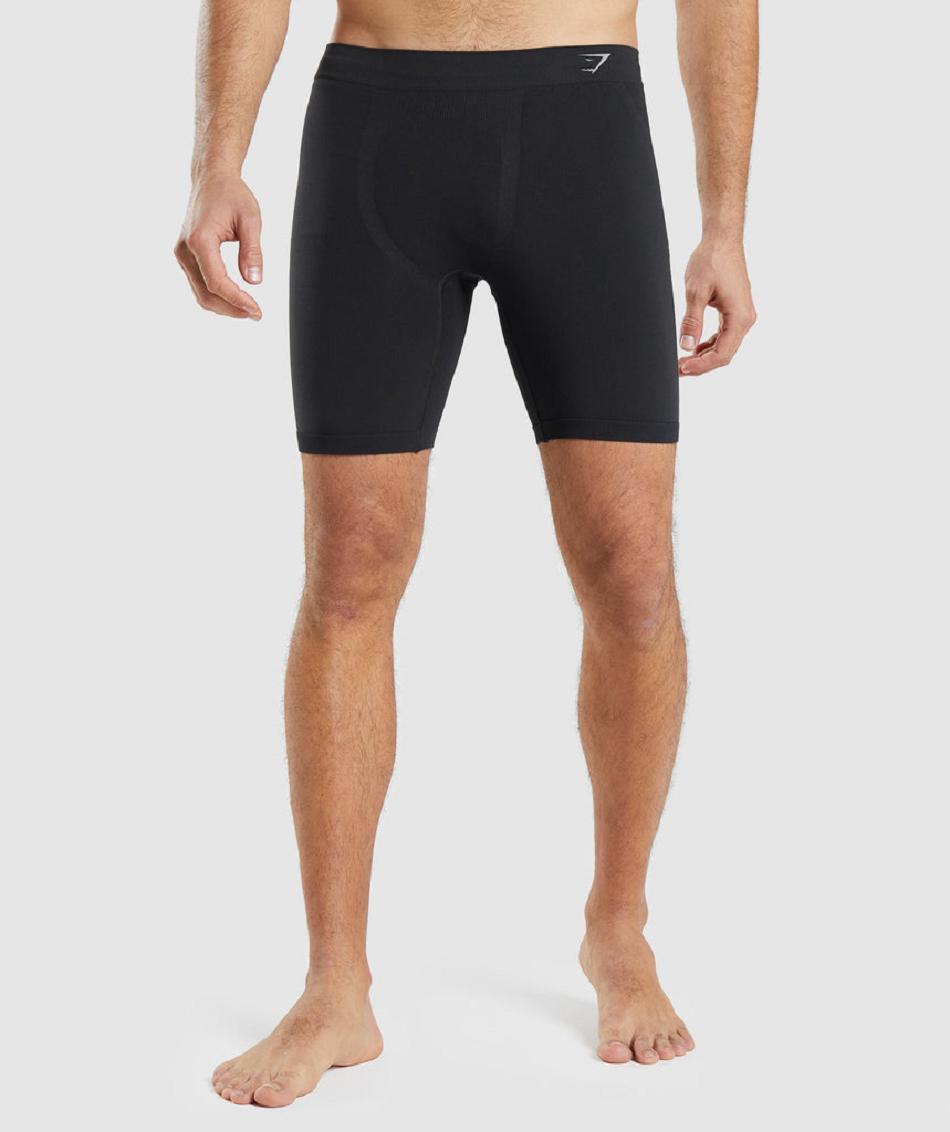 Boxer Gymshark Hybrid Boxer ανδρικα μαυρα ανοιχτο γκρι | GR_S6774
