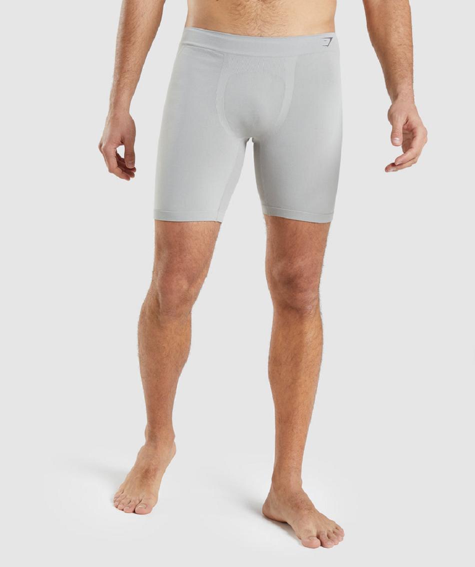 Boxer Gymshark Hybrid Boxer ανδρικα γκρι καφε γκρι μαυρα γκρι | GR_TA2848