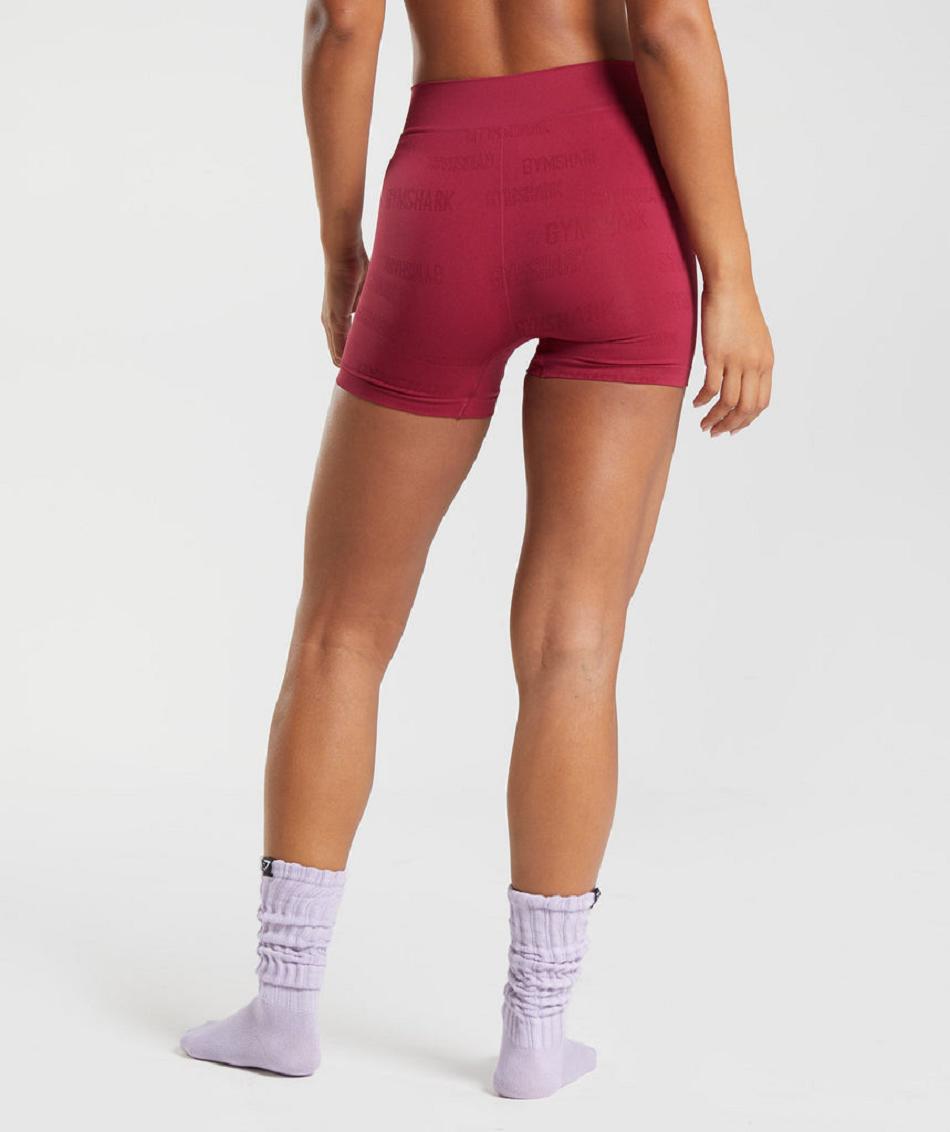 Boxer Gymshark Seamless Jacquard γυναικεια ροζ | GR_BH5975