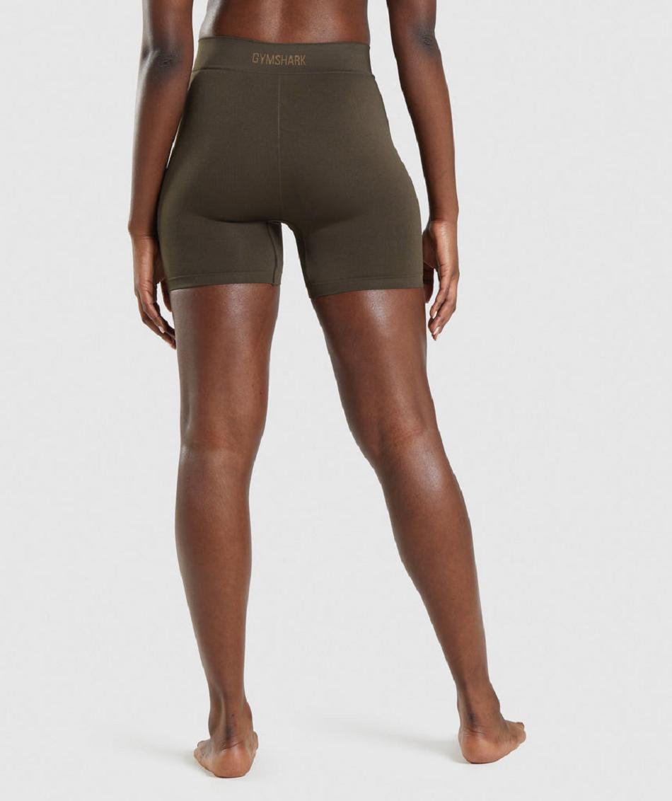 Boxer Gymshark Seamless γυναικεια καφε | GR_SG2729