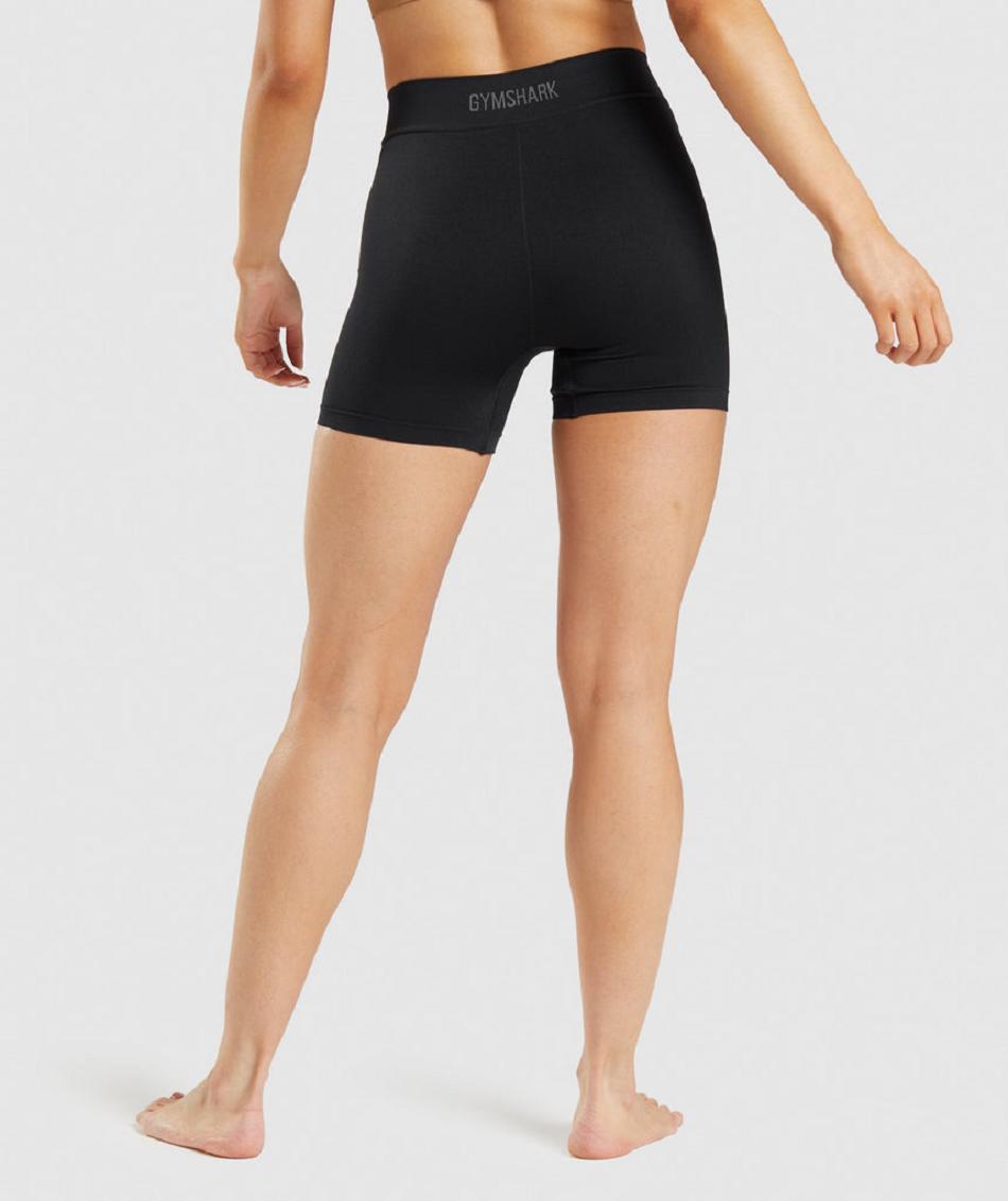 Boxer Gymshark Seamless γυναικεια μαυρα | GR_YJ9685