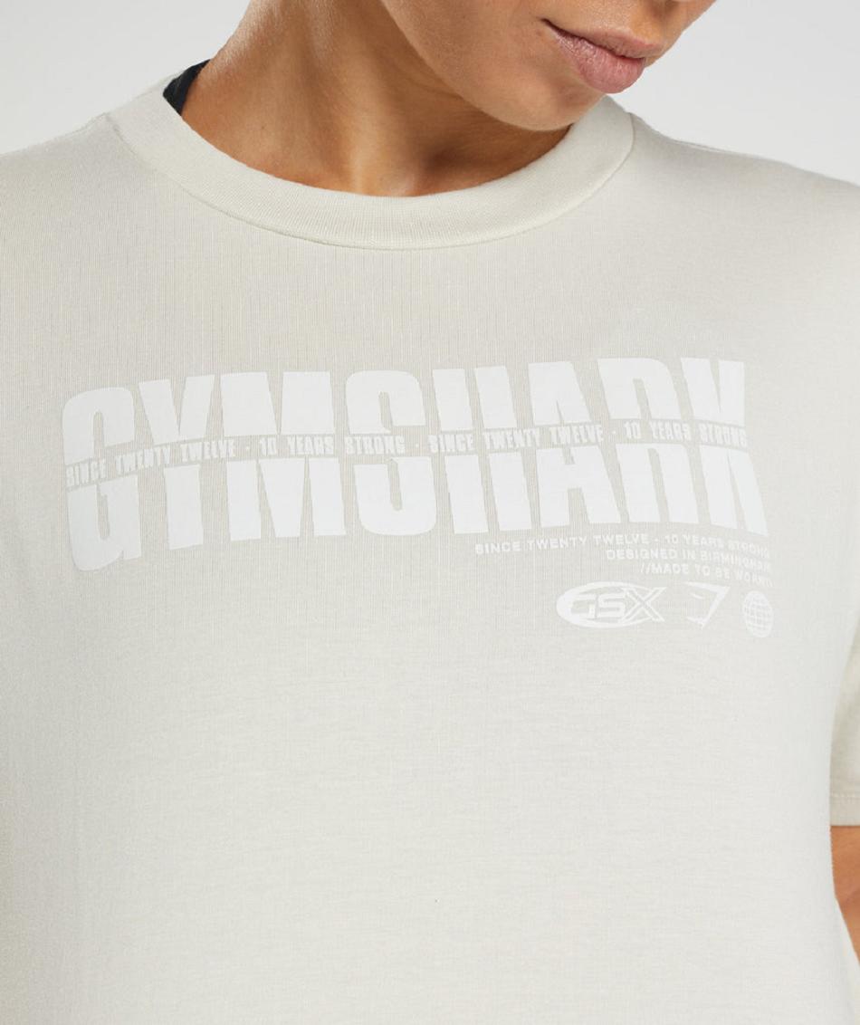 Corp Tops Gymshark Gs10 Year Midi γυναικεια γκρι | GR_SU5403