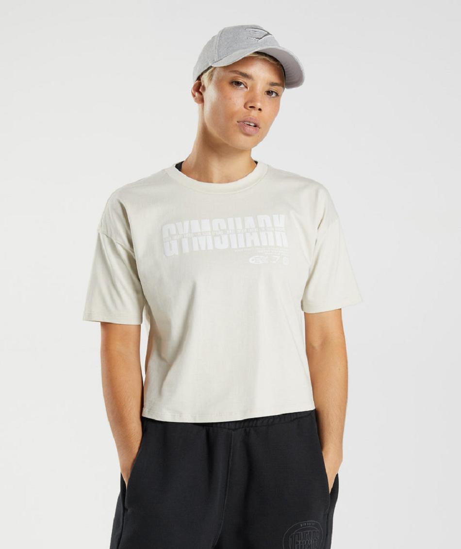 Corp Tops Gymshark Gs10 Year Midi γυναικεια γκρι | GR_SU5403