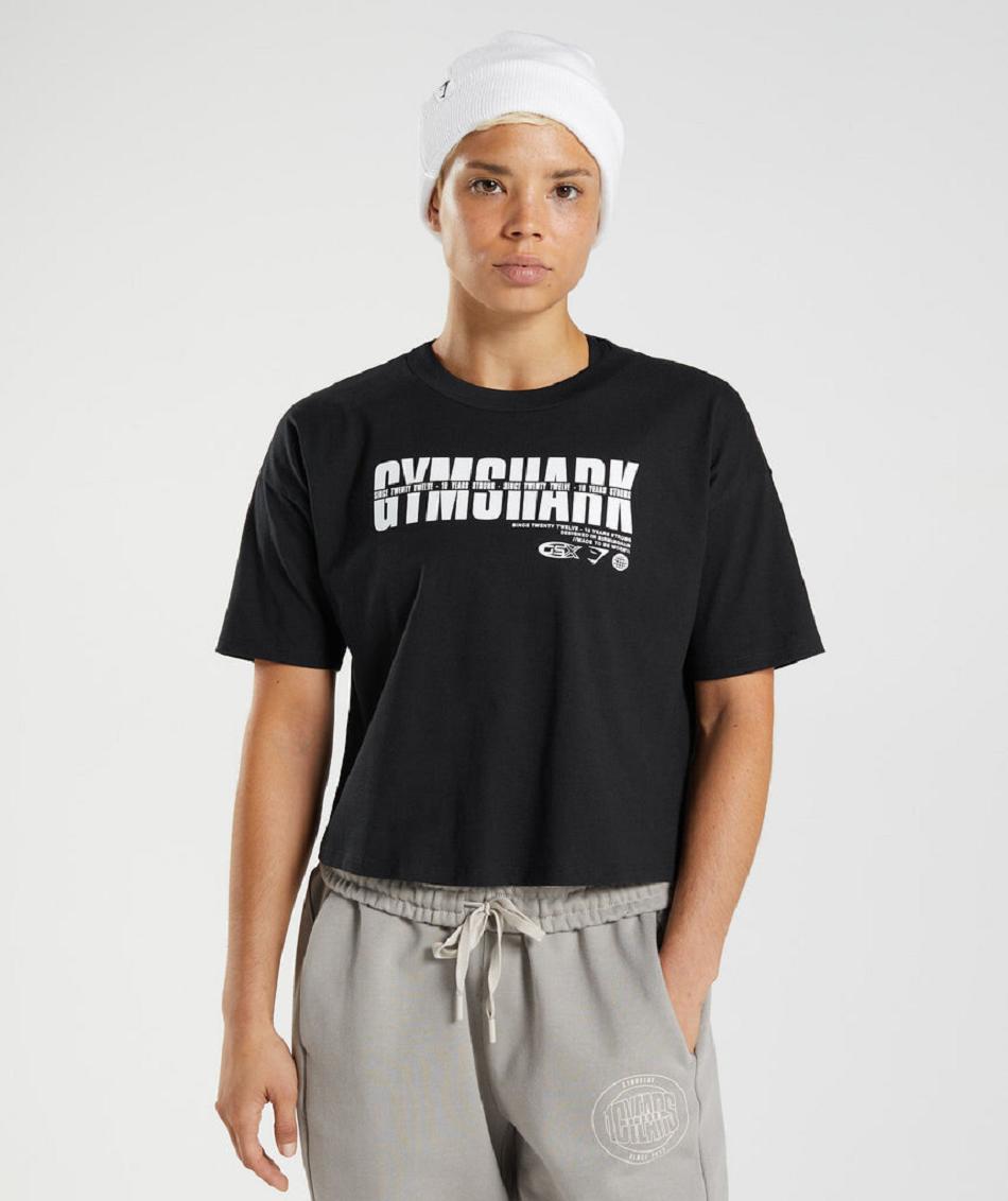 Corp Tops Gymshark Gs10 Year Midi γυναικεια μαυρα | GR_YQ4801