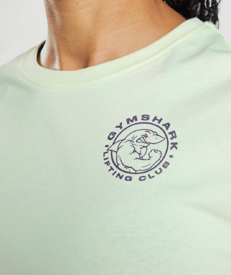 Corp Tops Gymshark Legacy γυναικεια πρασινο | GR_AZ6698
