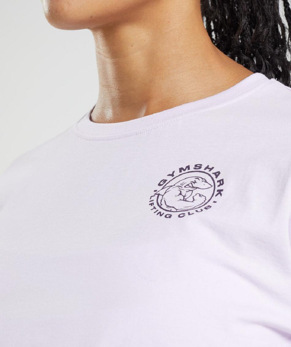 Corp Tops Gymshark Legacy γυναικεια μωβ | GR_QZ7937