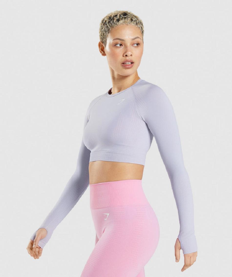 Corp Tops Gymshark Vital Seamless 2.0 γυναικεια μπλε | GR_KO1604