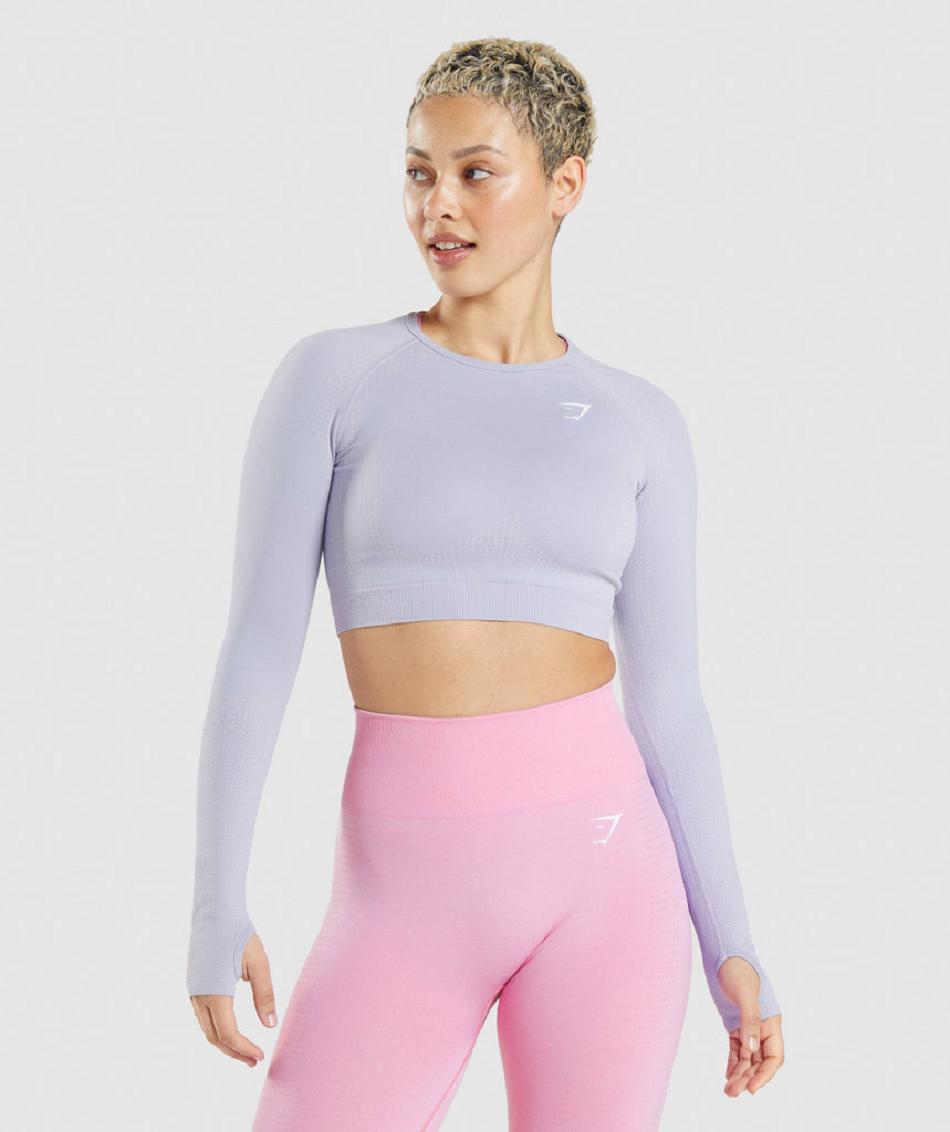 Corp Tops Gymshark Vital Seamless 2.0 γυναικεια μπλε | GR_KO1604