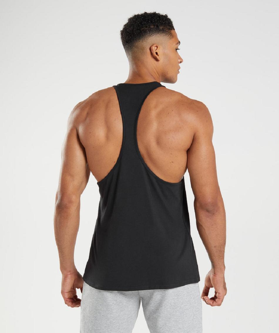Stringers Gymshark Block ανδρικα μαυρα | GR_ZI2610