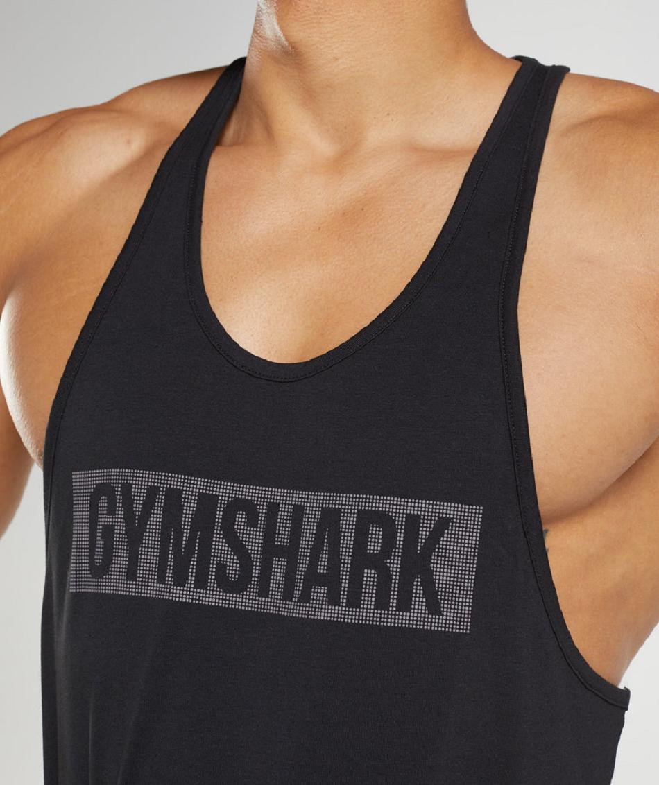 Stringers Gymshark Block ανδρικα μαυρα | GR_ZI2610