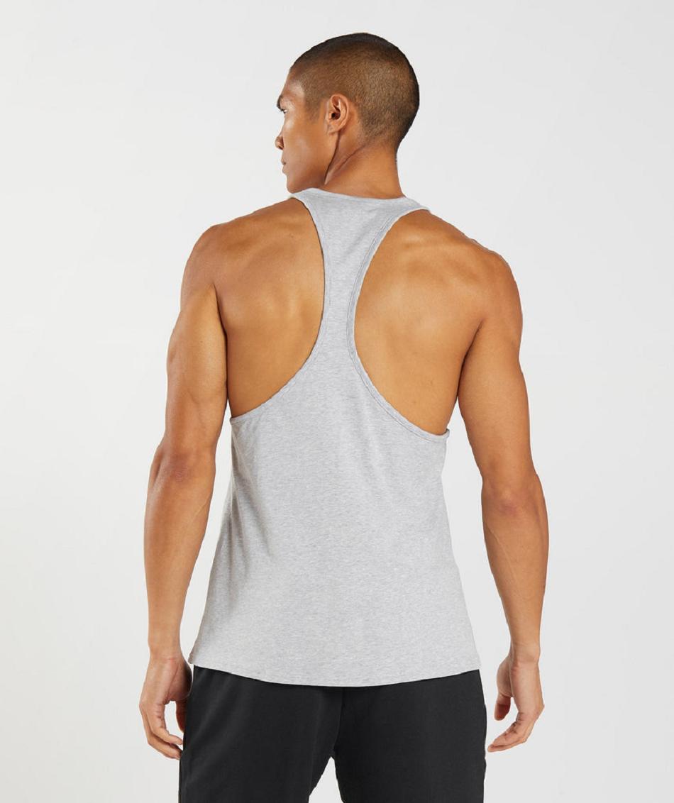 Stringers Gymshark Block ανδρικα ανοιχτο γκρι | GR_QX5790