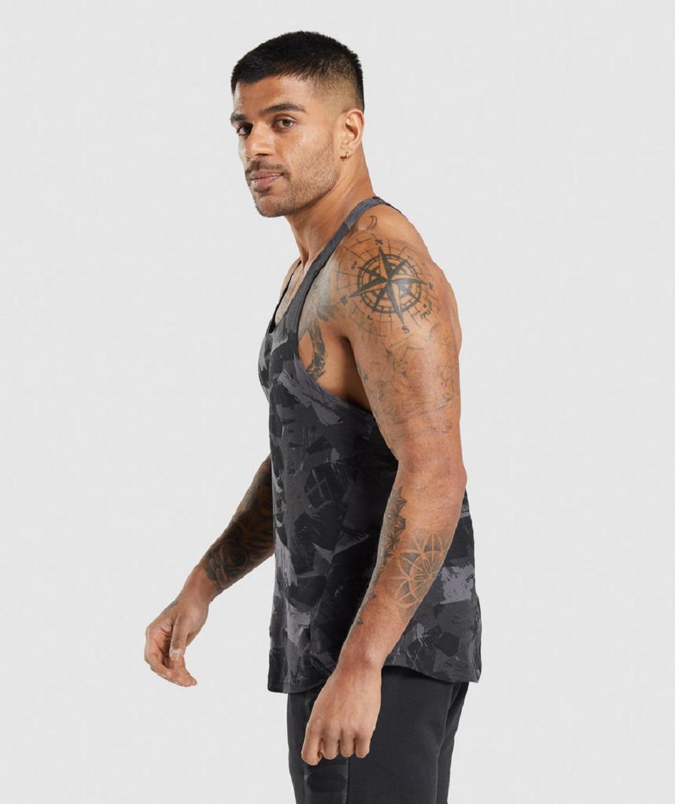 Stringers Gymshark Bold ανδρικα γκρι | GR_CG4539