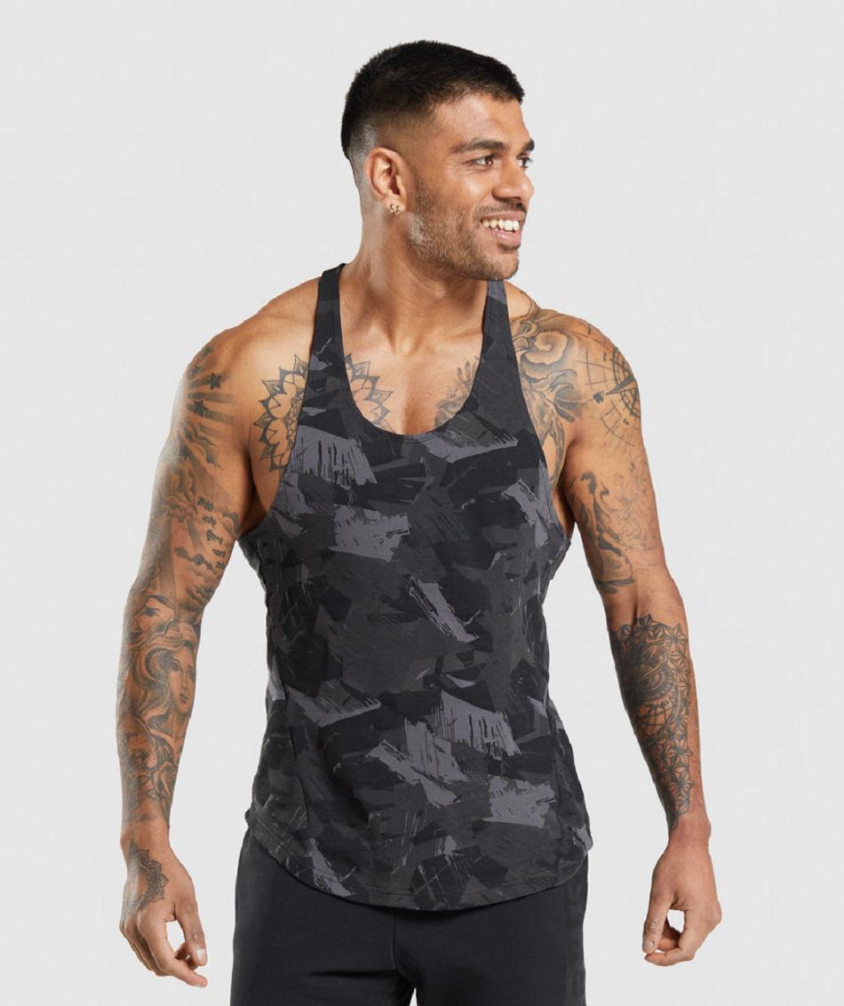 Stringers Gymshark Bold ανδρικα γκρι | GR_CG4539