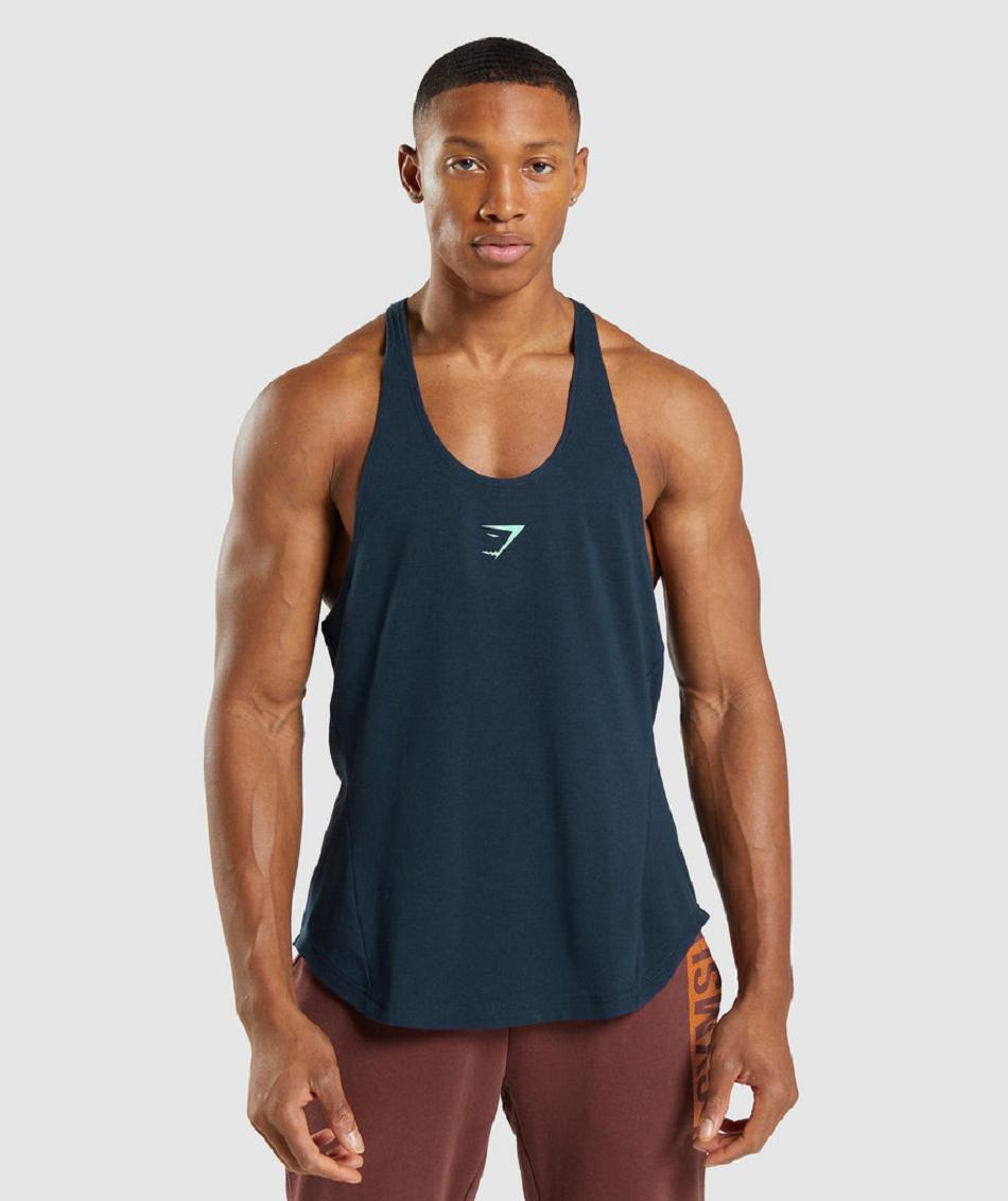 Stringers Gymshark Bold ανδρικα σκουρο μπλε | GR_YJ1035